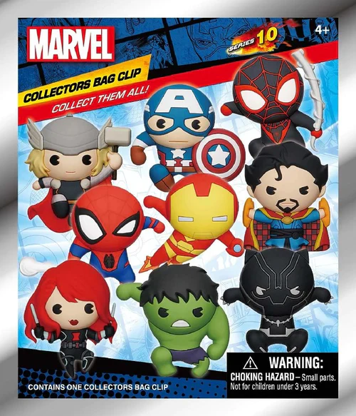 3D FOAM BAG CLIP - MARVEL CLASSIC