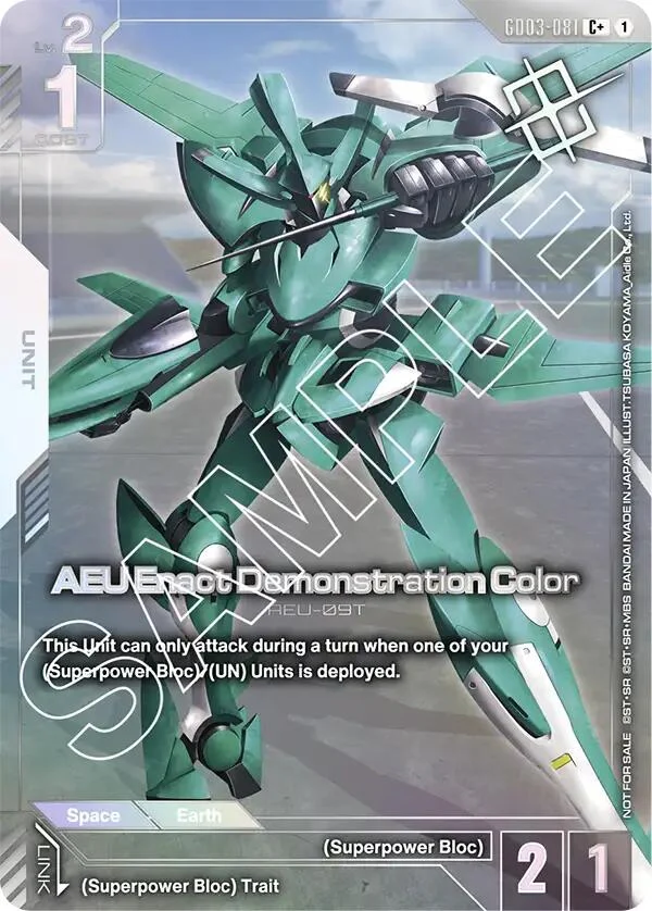 AEU Enact Demonstration Color (Store Tournament Winner Pack 03) (GD03-081)