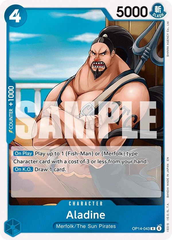 Aladine (OP14-043) (The Azure Sea's Seven)