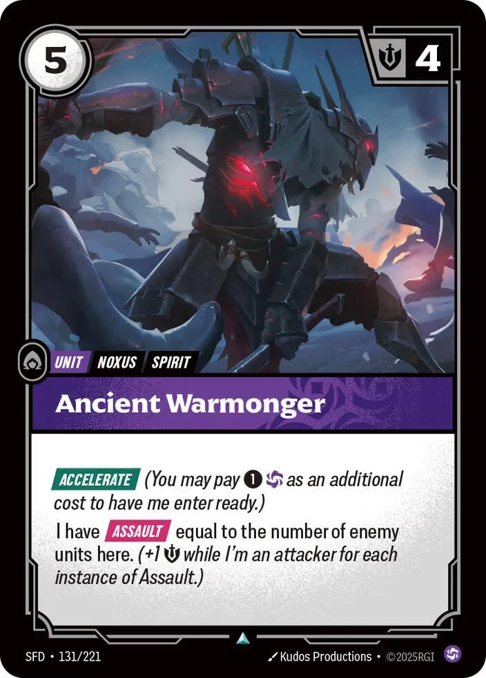 Ancient Warmonger (131/221) (Spiritforged)