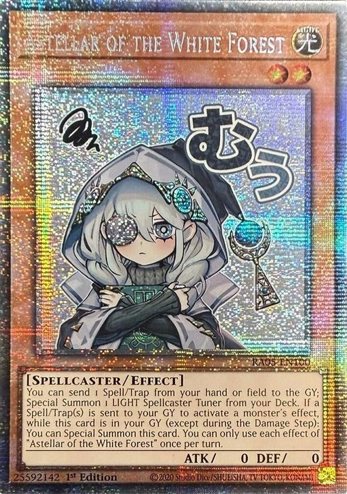 Astellar of the White Forest (Starlight Rare) (RA05-EN100) (Rarity Collection 5)