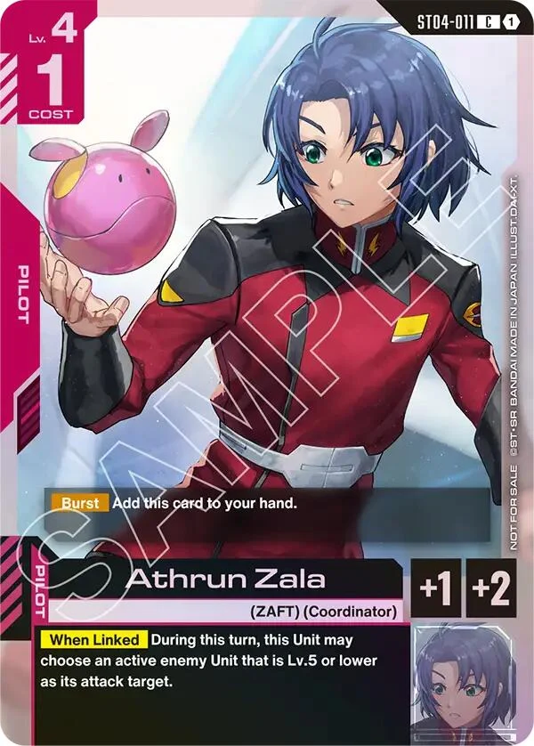 Athrun Zala (Store Tournament Participant Pack 01) (ST04-011)