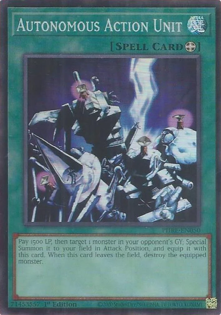 Autonomous Action Unit (Super Rare) (PHRE-EN050) (Phantom Revenge)