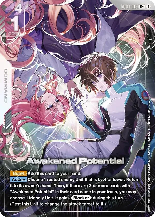 Awakened Potential (R+) (GD03-118) (Steel Requiem)