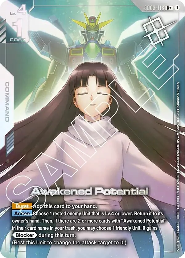 Awakened Potential (Store Tournament Winner Pack 03) (GD03-118)