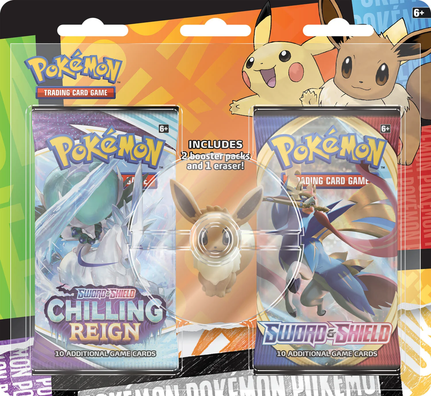 Back to School Eraser Blister (Eevee) ( Contains Evolving Skies + Astral Radiance)