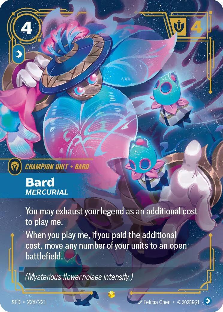 Bard - Mercurial (Overnumbered) (228/221) (Spiritforged)