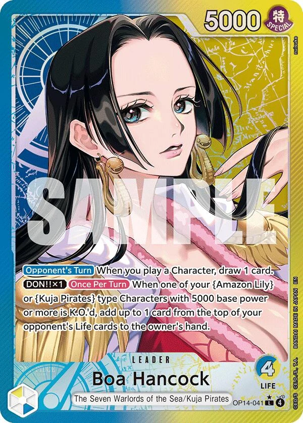 Boa Hancock - OP14-041 (Alternate Art) (OP14-041) (The Azure Sea's Seven)