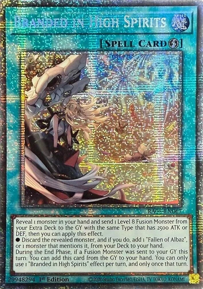 Branded in High Spirits (Starlight Rare) (RA05-EN067) (Rarity Collection 5)