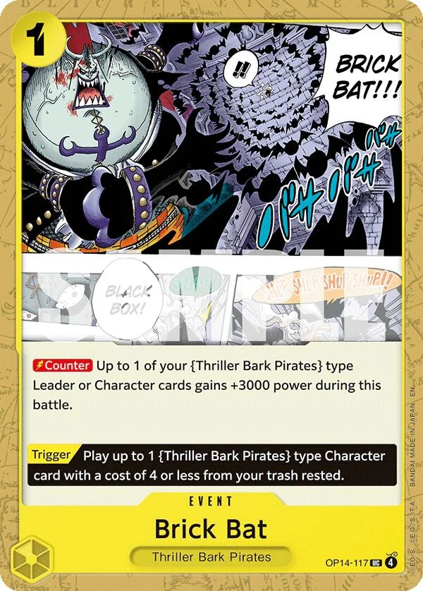 Brick Bat (OP14-117) (The Azure Sea's Seven)