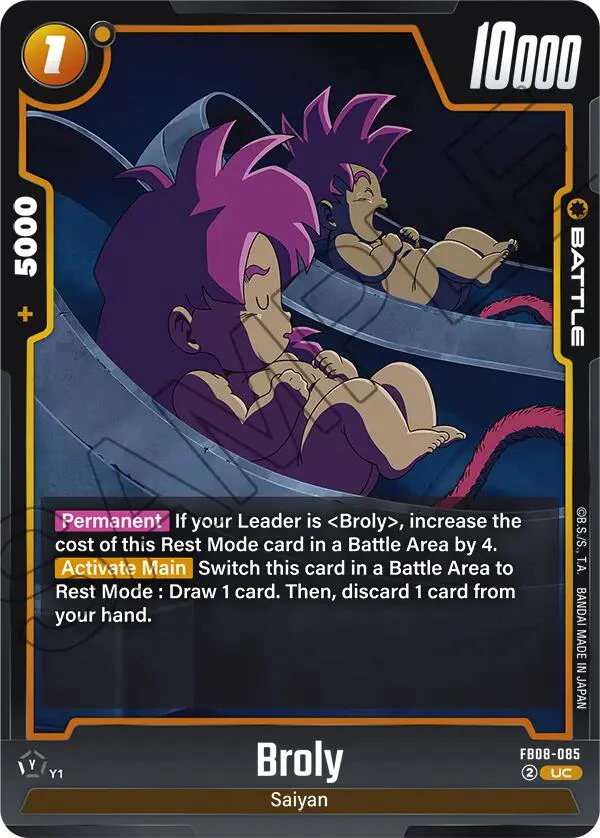 Broly (FB08-085) [Saiyan's Pride]