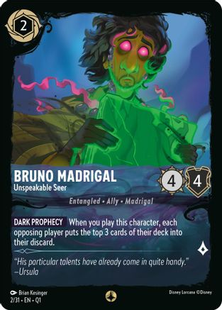 Bruno Madrigal - Unspeakable Seer (2/31) [Illumineer's Quest: Deep Trouble] - Image 3
