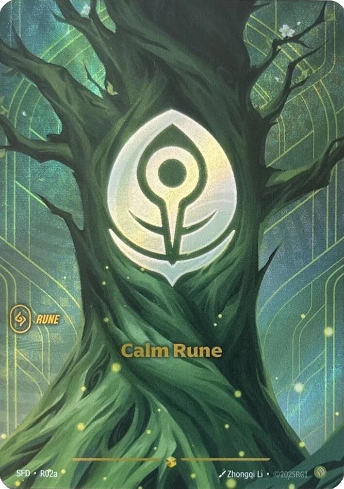 Calm Rune (Alternate Art) (R02a) (Spiritforged)