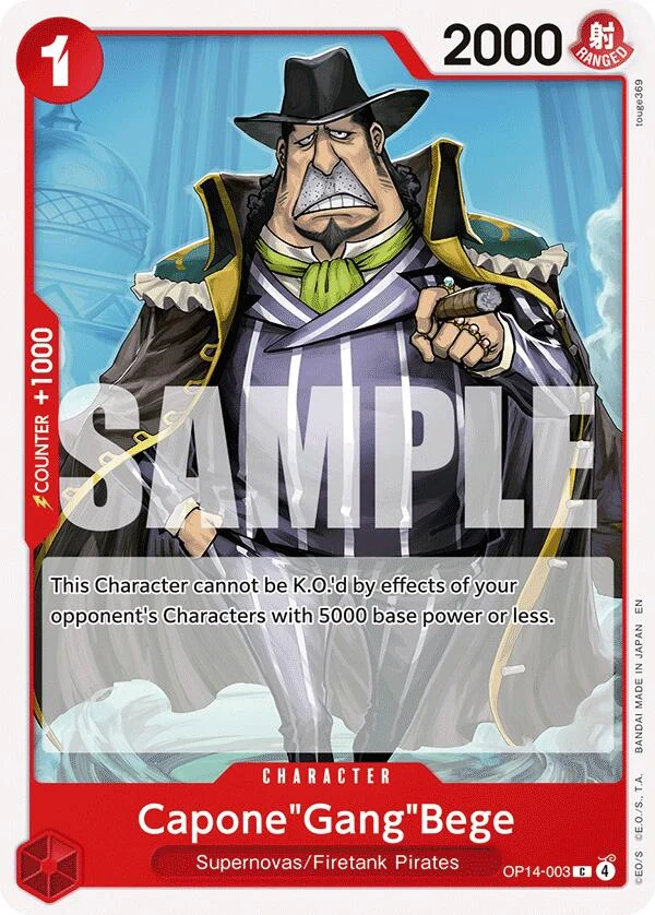 Capone"Gang"Bege (OP14-003) (The Azure Sea's Seven)