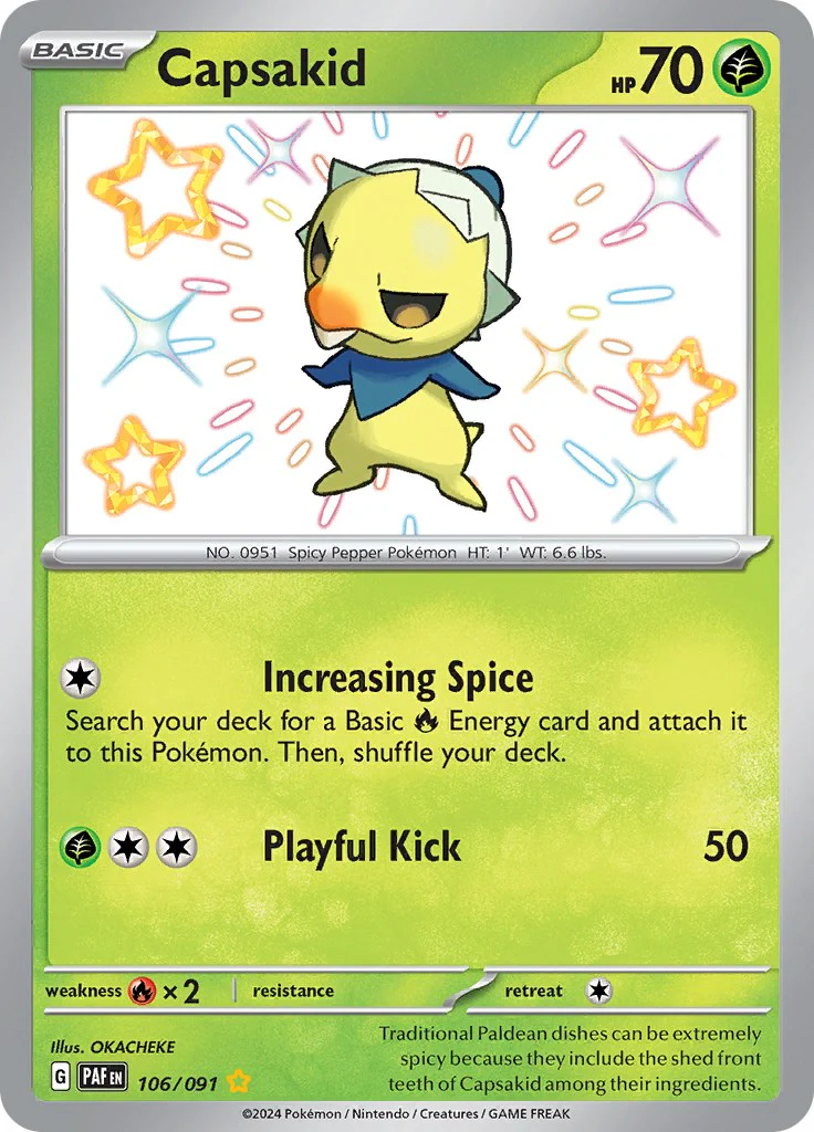 Capsakid (106/091) [Scarlet & Violet: Paldean Fates]
