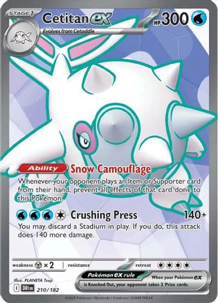 Cetitan ex (210/182) [Scarlet & Violet: Destined Rivals]