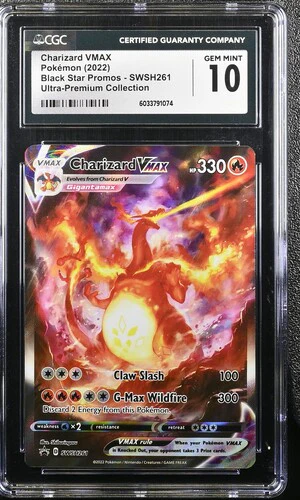 CGC 10 - Black Star Promo - Charizard VMAX #261