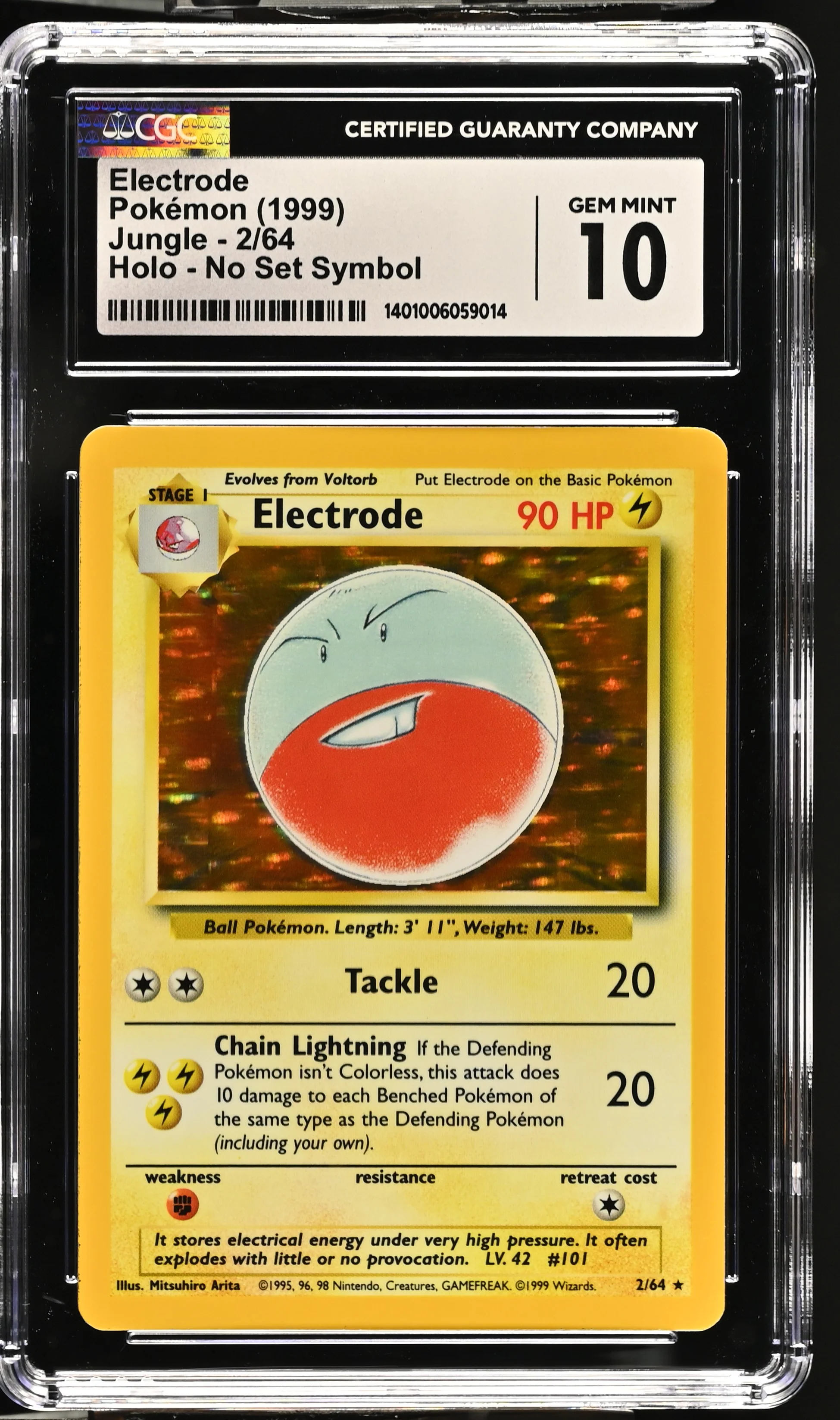 CGC 10 - Jungle - No Set Symbol - Electrode #2