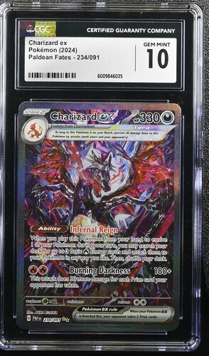 CGC 10 - Paldean Fates - Charizard Ex #234