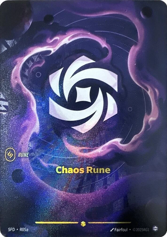 Chaos Rune (Alternate Art) (R05a) (Spiritforged)