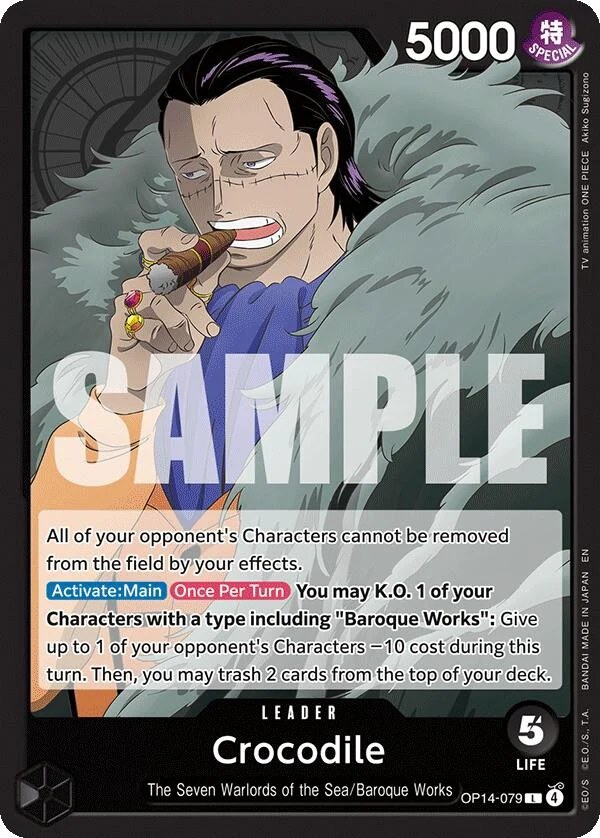 Crocodile - OP14-079 (OP14-079) (The Azure Sea's Seven)