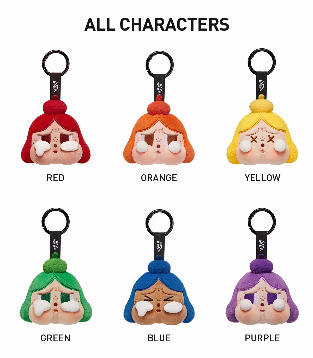 CRYBABY CHEER UP, BABY! SERIES-Plush Pendant Blind Box - Image 9
