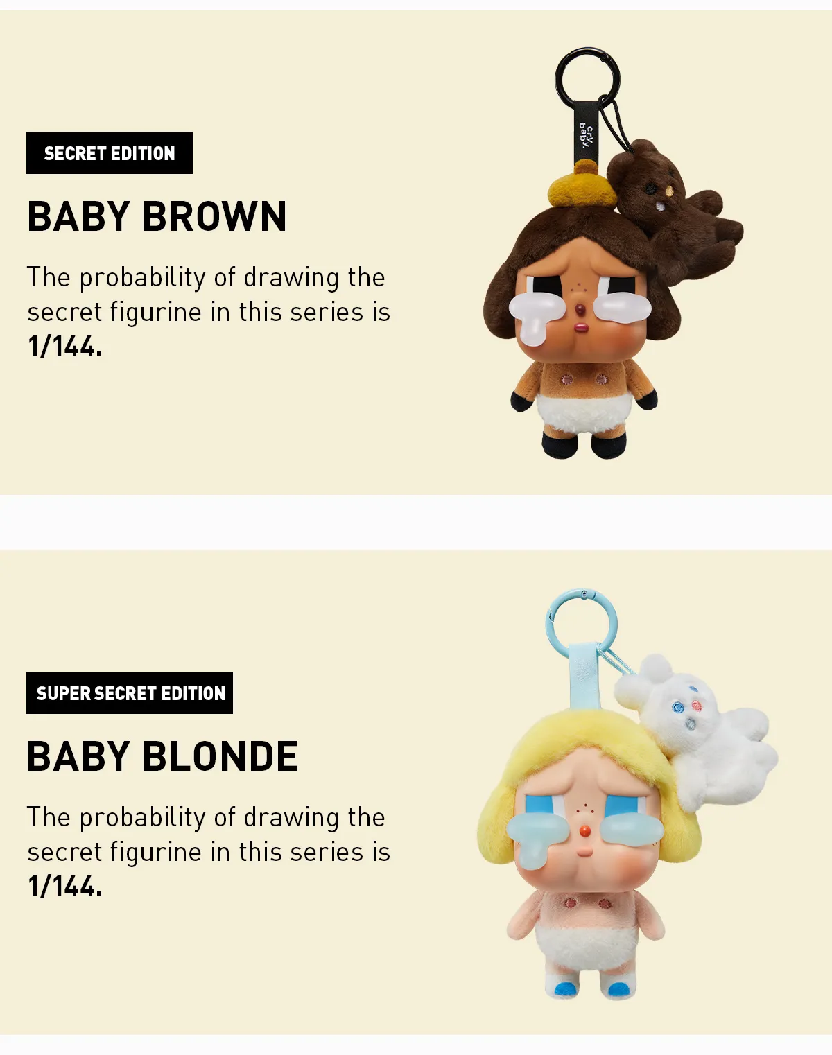 CRYBABY Crying Again Series-Vinyl Face Plush Blind Box - Image 11