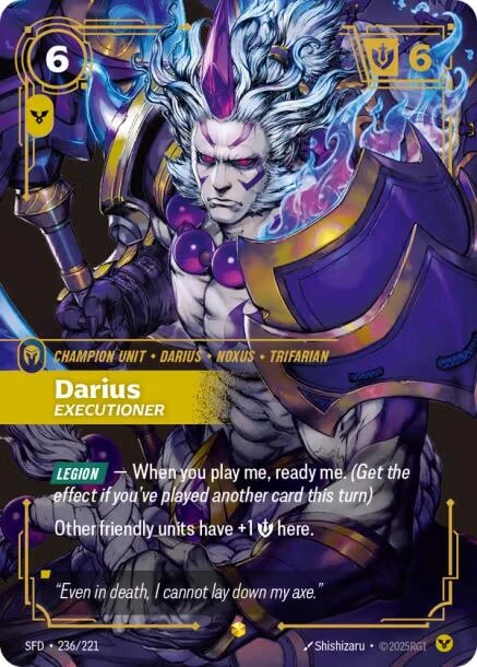 Darius - Executioner (Overnumbered) (236/221) (Spiritforged)