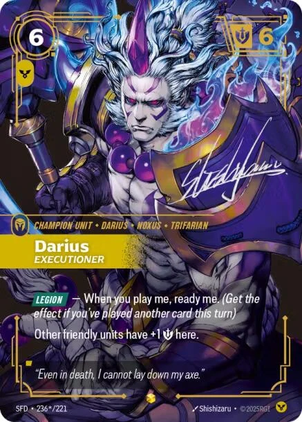 Darius - Executioner (Signature) (236*/221) (Spiritforged)