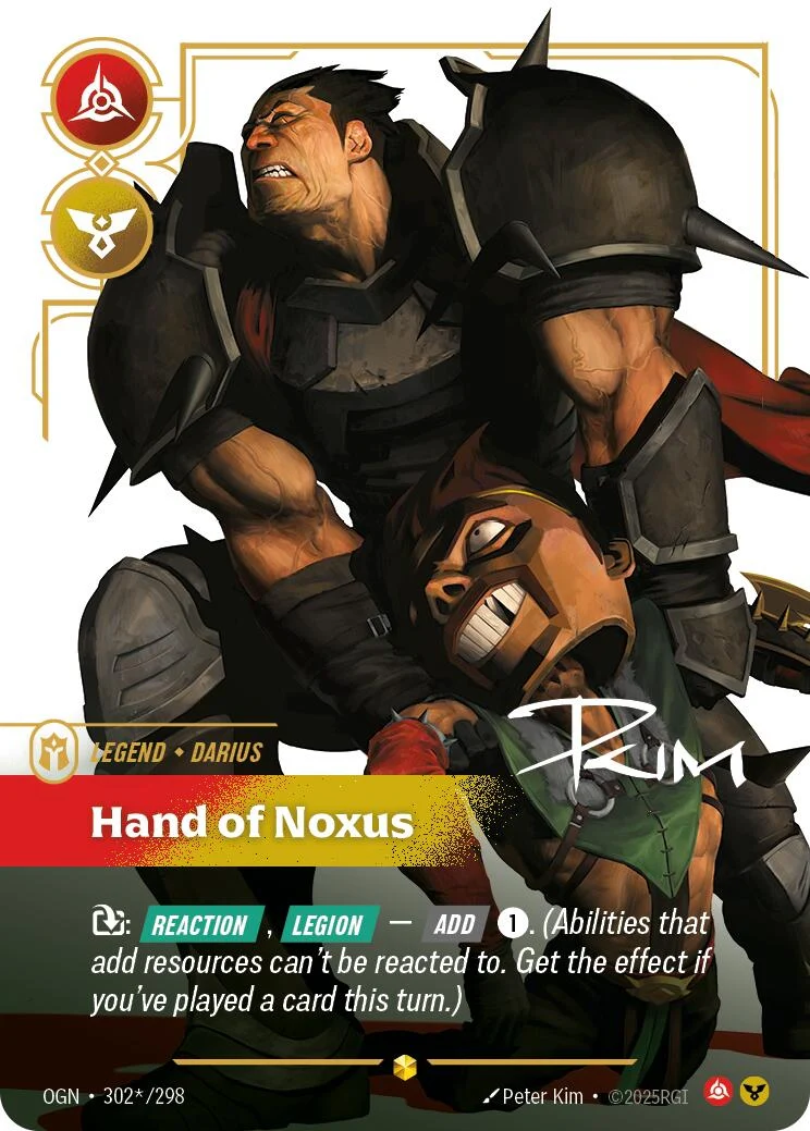 Darius - Hand of Noxus (Signature) (302*/298) (OGN)