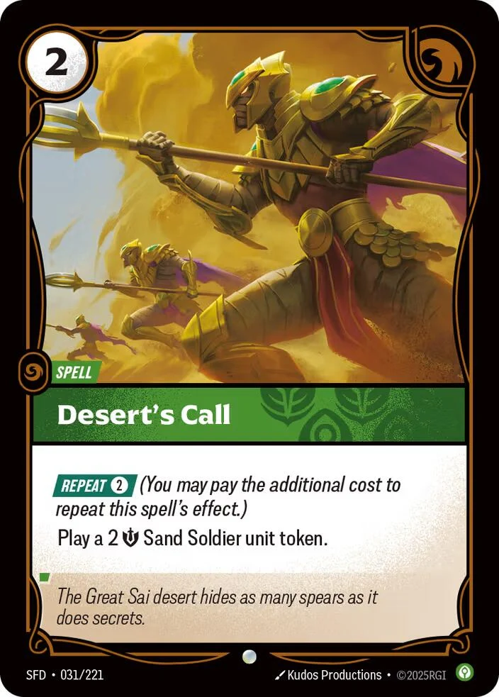 Desert's Call (031/221) (Spiritforged)