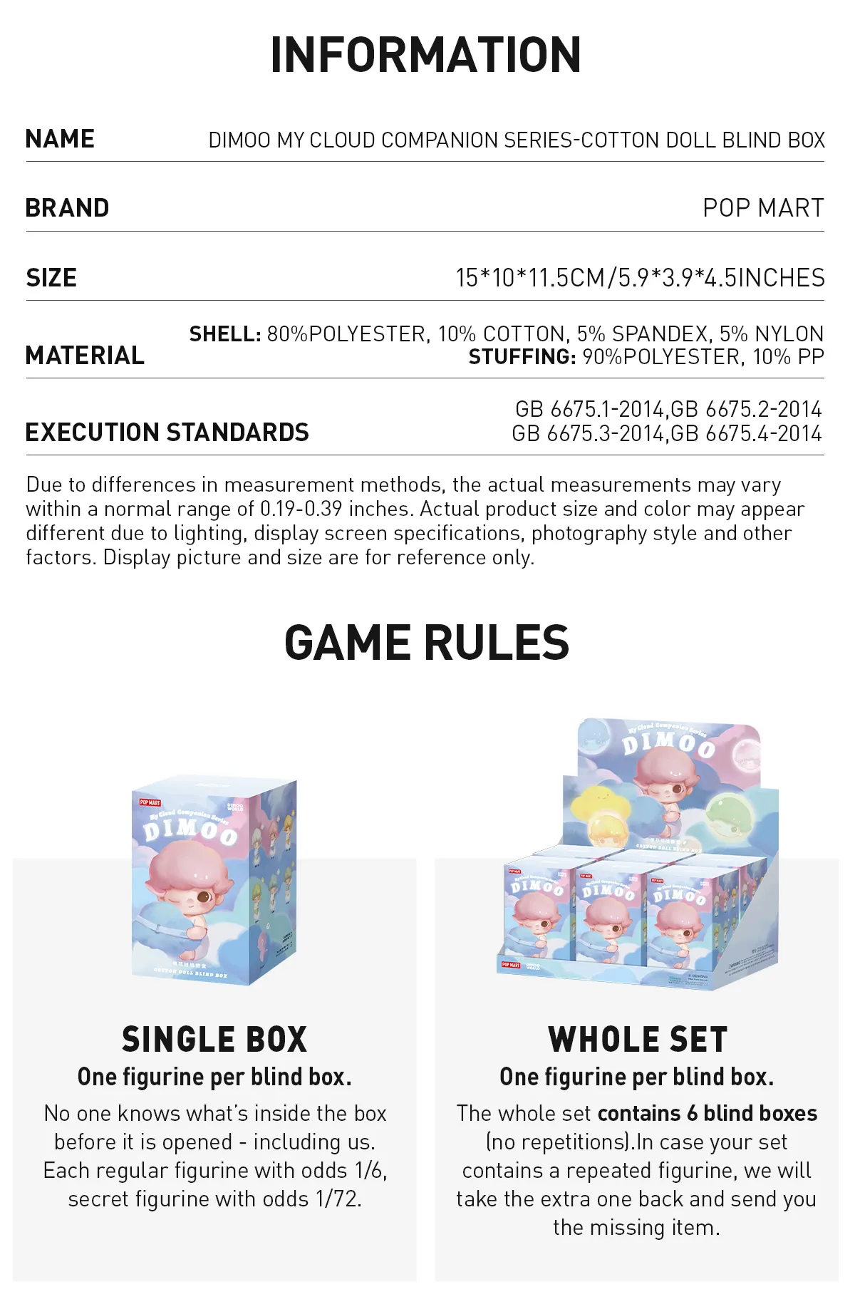 DIMOO My Cloud Companion Series-Cotton Doll Blind Box - Image 11