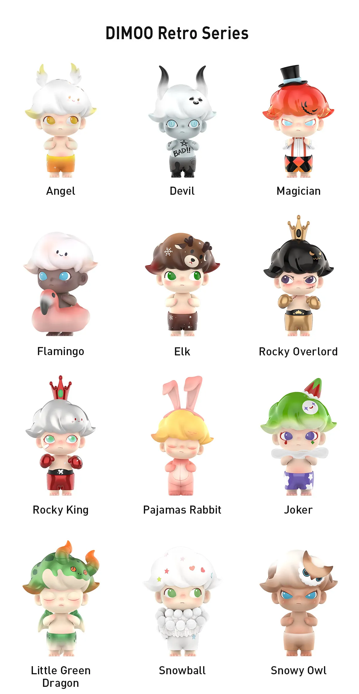 DIMOO Retro Series Figures - Image 17