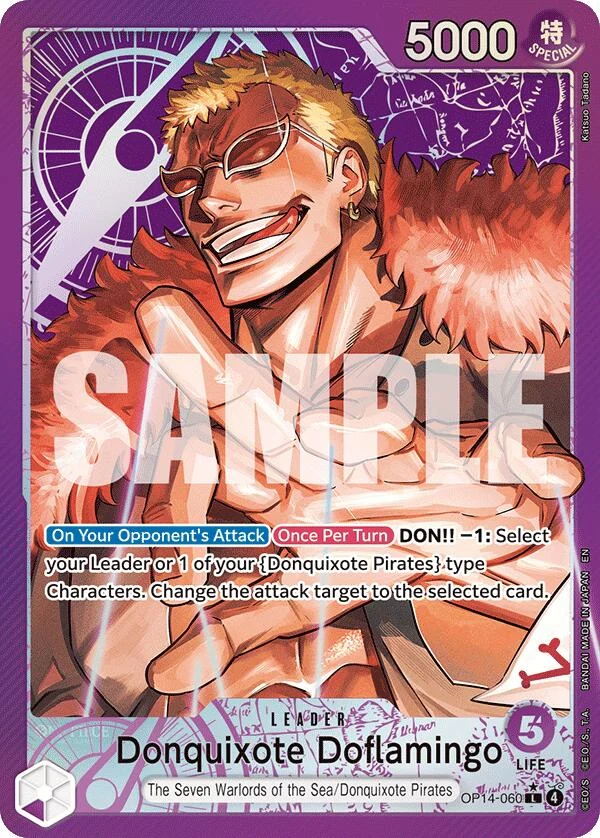 Donquixote Doflamingo - OP14-060 (Alternate Art) (OP14-060) (The Azure Sea's Seven)