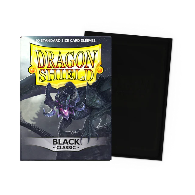 Dragon Shield: Classic Sleeve - Black 100Ct