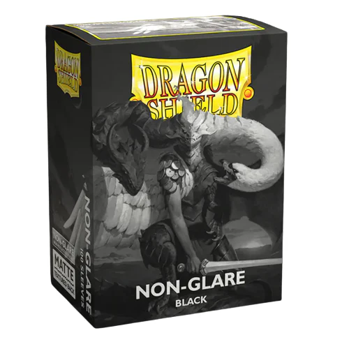 Dragon Shield: Matte Sleeve - Black V2 Non-Glare