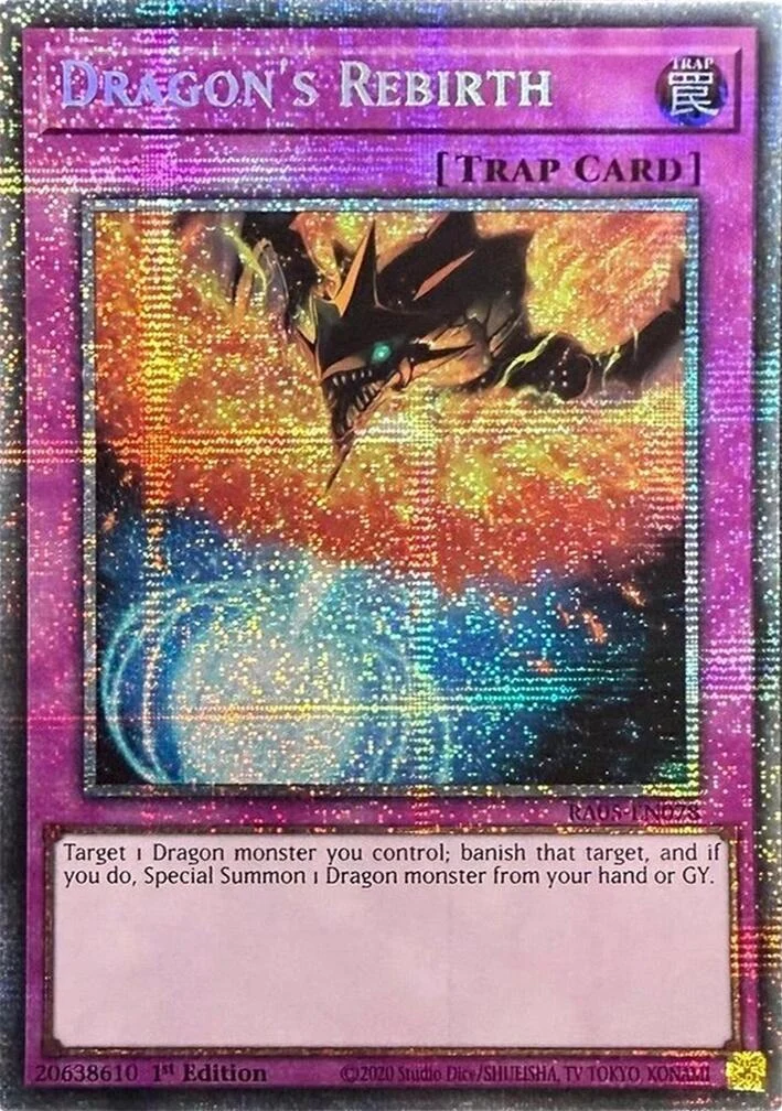 Dragon's Rebirth (Starlight Rare) (RA05-EN078) (Rarity Collection 5)