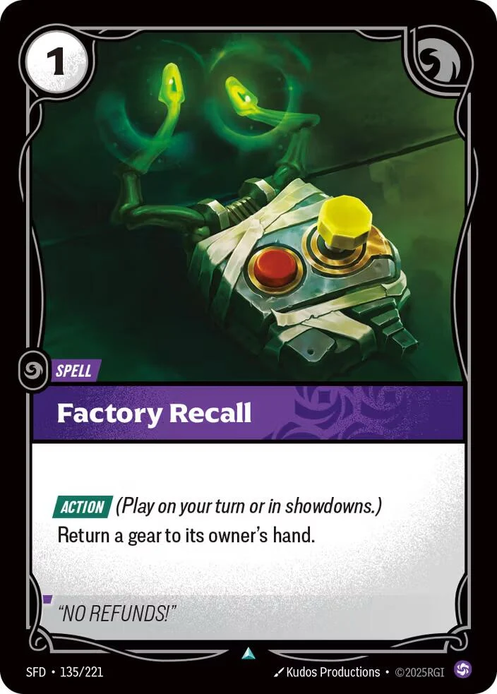 Factory Recall (135/221) (Spiritforged)