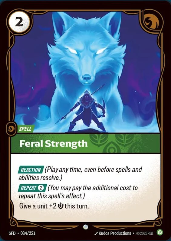 Feral Strength (034/221) (Spiritforged)