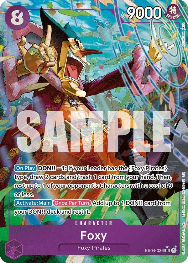 Foxy (Alternate Art) (EB04-036) (The Azure Sea's Seven)