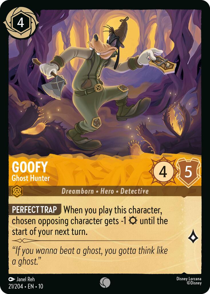 Goofy - Ghost Hunter (21/204) [Whispers in the Well]