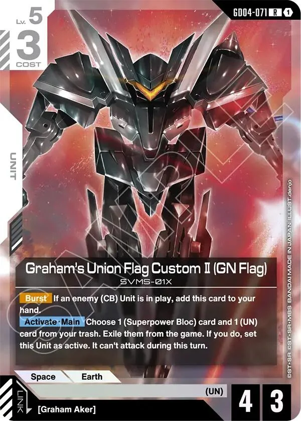 Graham's Union Flag Custom II (GN Flag) (GD04-071) (Phantom Aria)