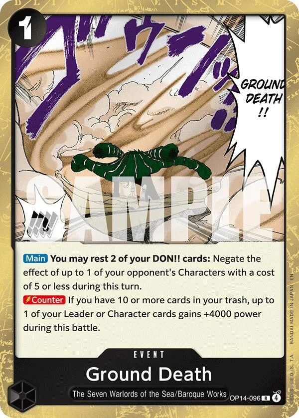 Ground Death (OP14-096) (The Azure Sea's Seven)