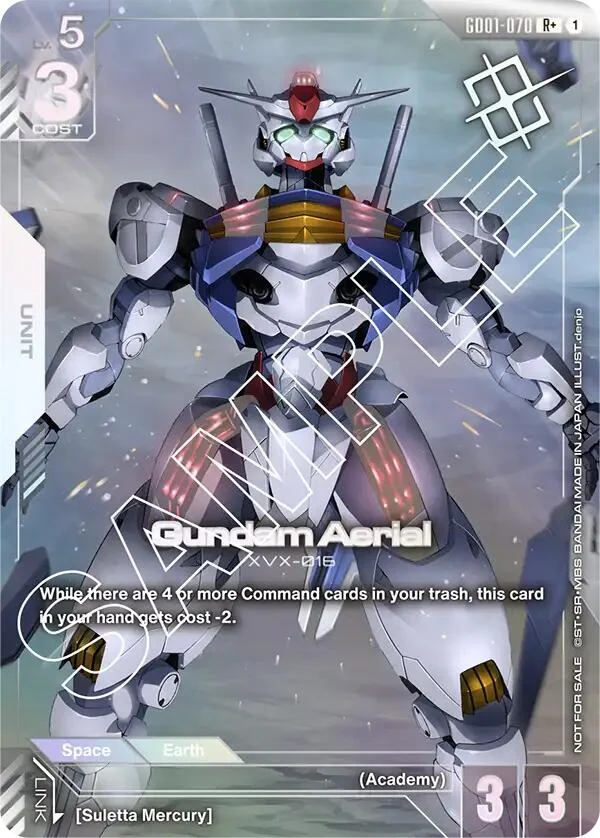 Gundam Aerial (Store Tournament Winner Pack 01) (GD01-070)