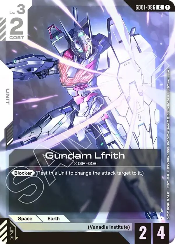 Gundam Lfrith (Championship Participation Pack 01) (GD01-086)