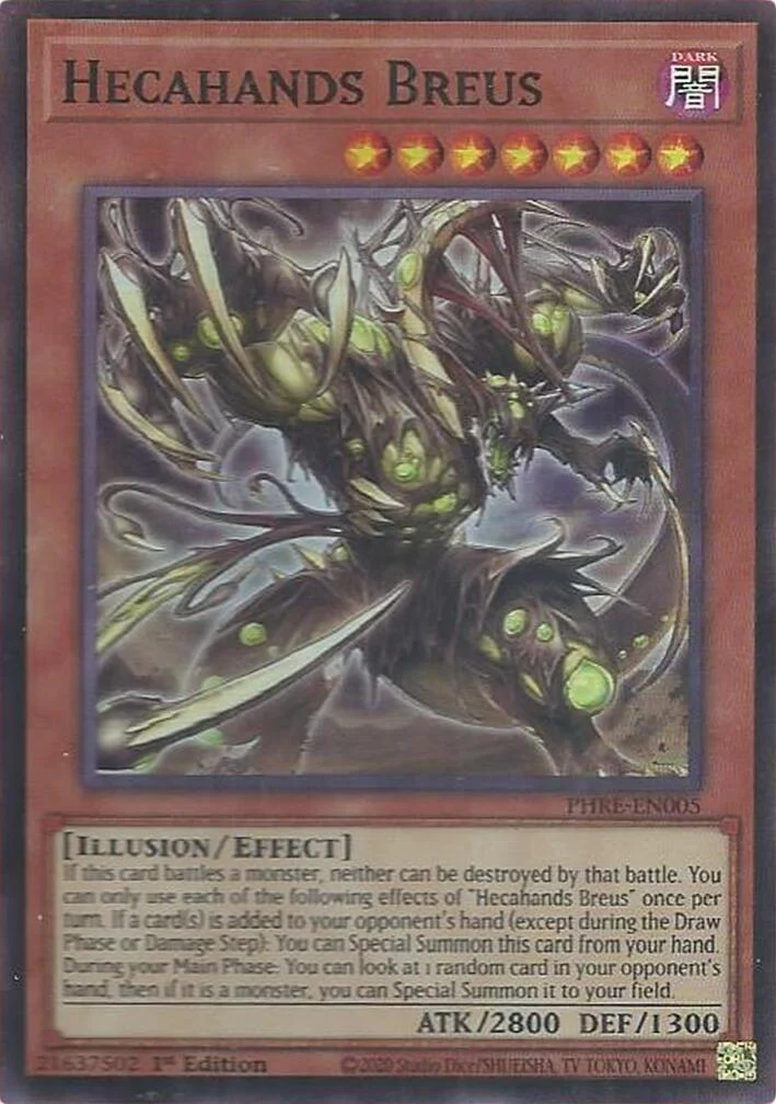 Hecahands Breus (Super Rare) (PHRE-EN005) (Phantom Revenge)