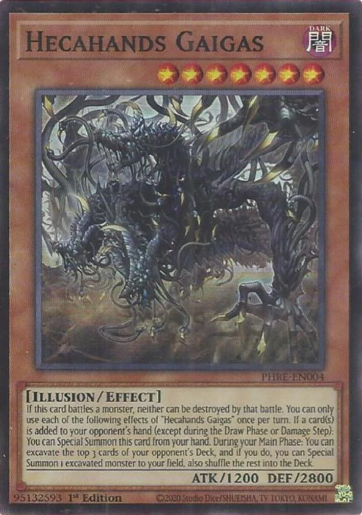 Hecahands Gaigas (Super Rare) (PHRE-EN004) (Phantom Revenge)