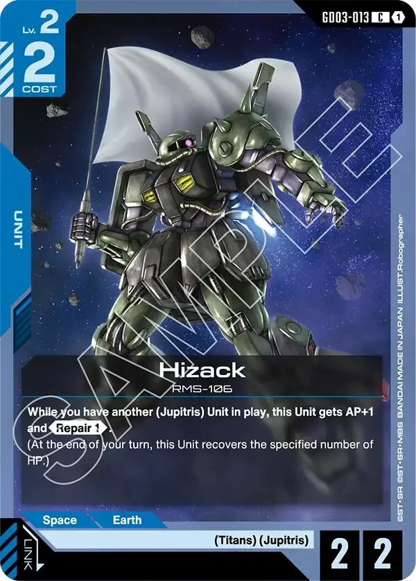 Hizack (GD03-013) (Steel Requiem)