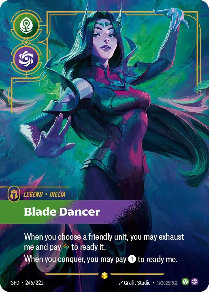 Irelia - Blade Dancer (Overnumbered) (246/221) (Spiritforged)