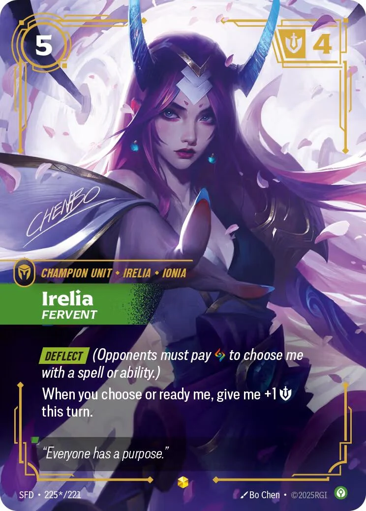Irelia - Fervent (Signature) (225*/221) (Spiritforged)